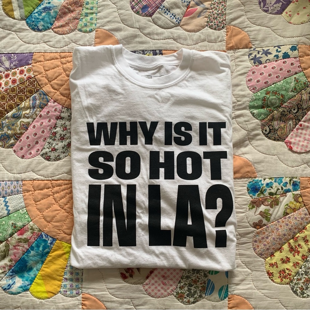 MUNA concert tee “why is it so hot in LA”
